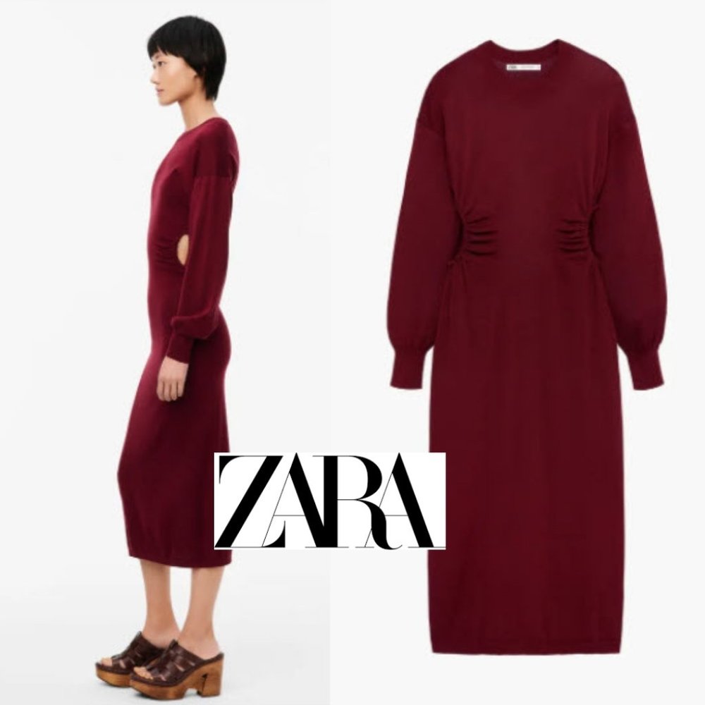 ZARA NWT  SIDE CUT OUT DRESS LIMITED EDITION MEDIUM